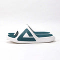 PEAK MEN TAICHI SLIPPERS WHITE GREEN - ET59095L-Z552