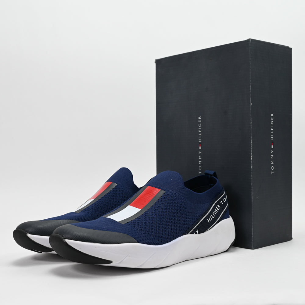 Tommy Hilfiger Low Cut Slip-On Sneakers - T3A4-30418-0702800-BLUE