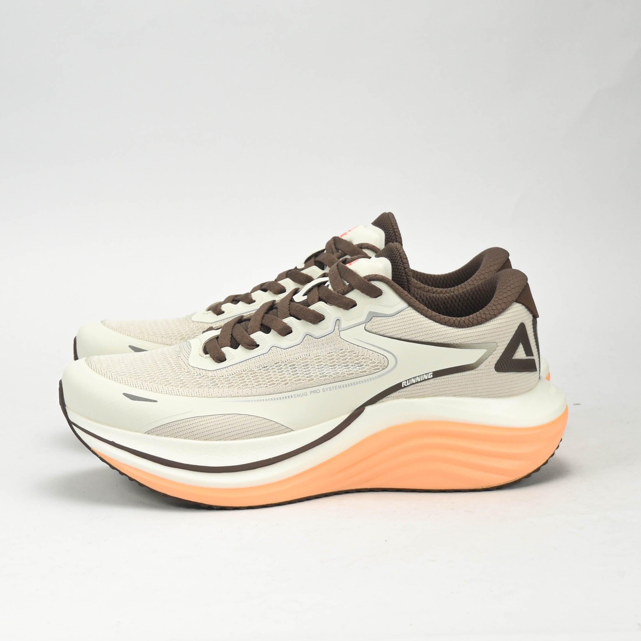 Peak Tiachi Sports Shoes Off White/Brown - EXT53227H-Z491