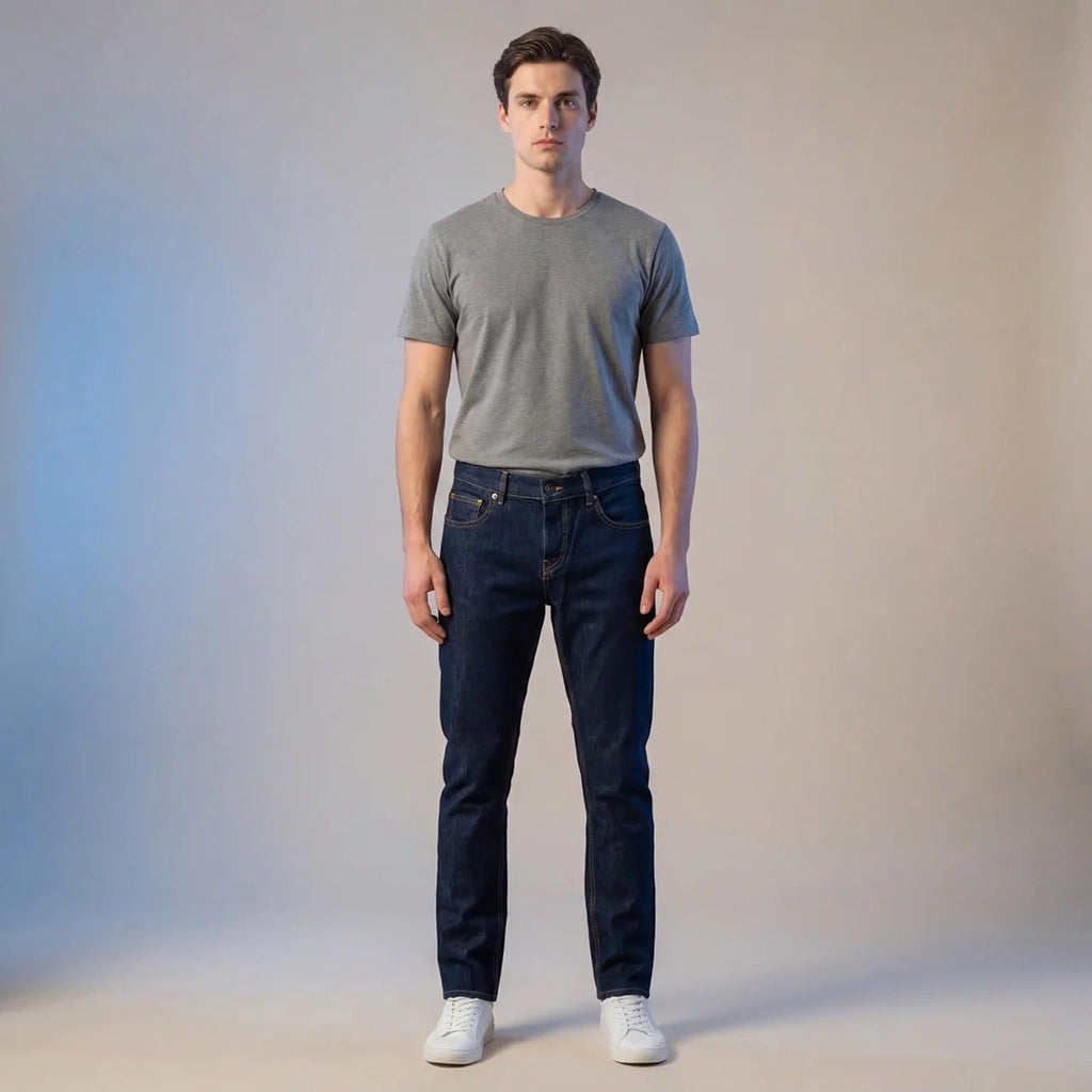 DEPART PANTALON JEAN SKINNY HOMME BLEU - G20-000506-BLUE