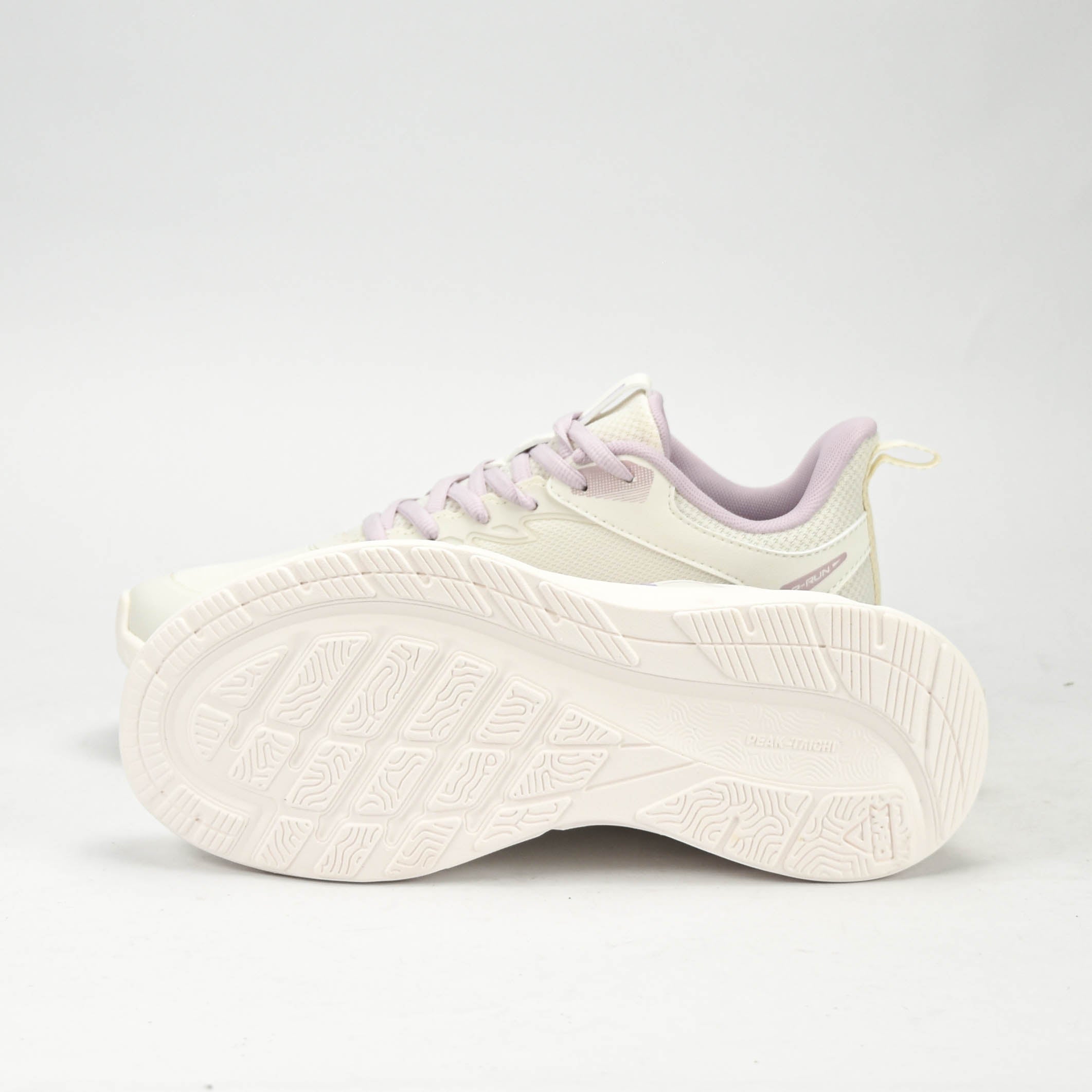 PEAK TRAINING RUNNING SHOES-WHITE/PURPLE - EXT54428H-Z524