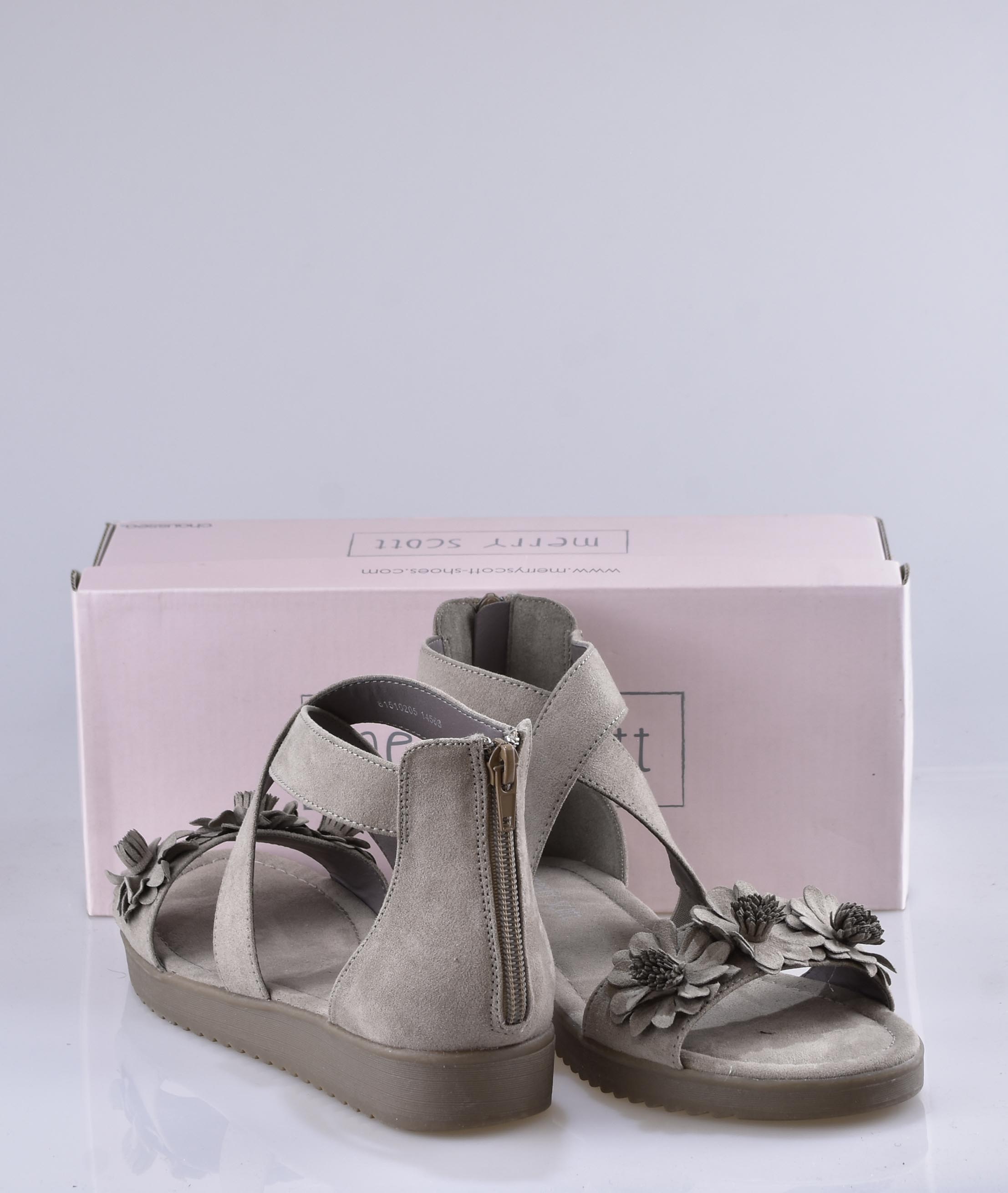 Sandale femme BLACK Merry scott Gris 8150205 s - 1269