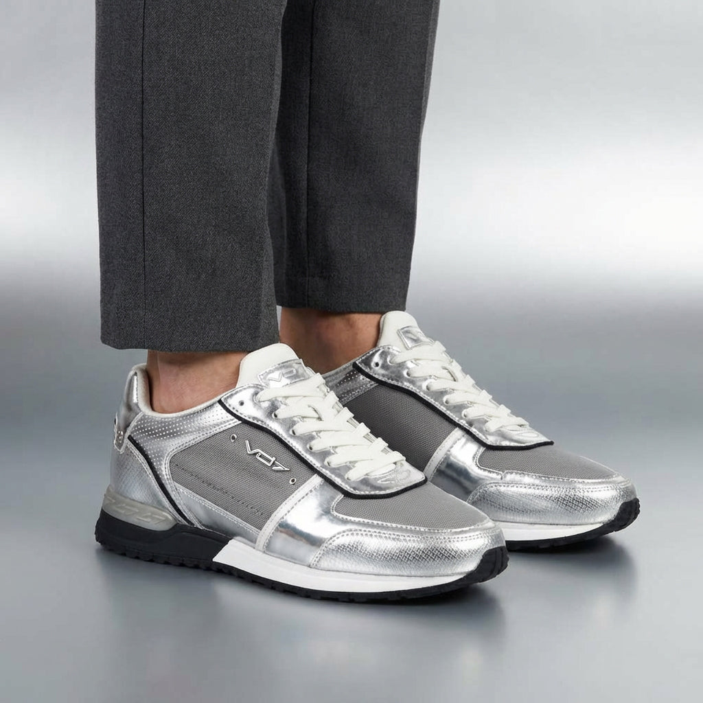 VO7 CHAUSSURE CASUAL MILAN SPACE HOMME GRIS - CH-MIL-SIL