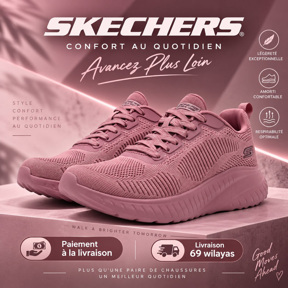 Skechers BOBS Squad Chaos – Face Off Sneakers - 117209-RAS