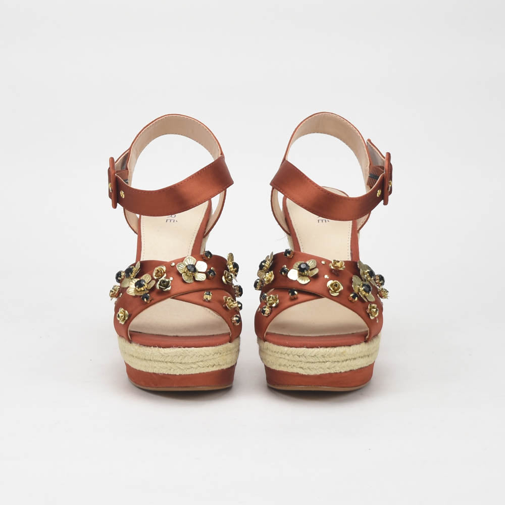 ANDRÉ SANDALES IXIA FEMME MARRON BEIGE - 52314289229