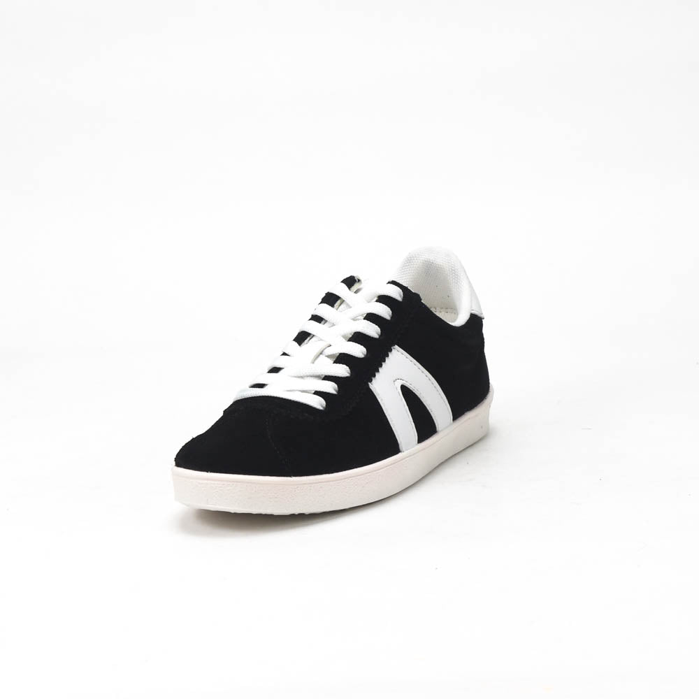 ANDRÉ BASKETS FEMME SPRINTER DAIM NOIR BLANC - 52149132400