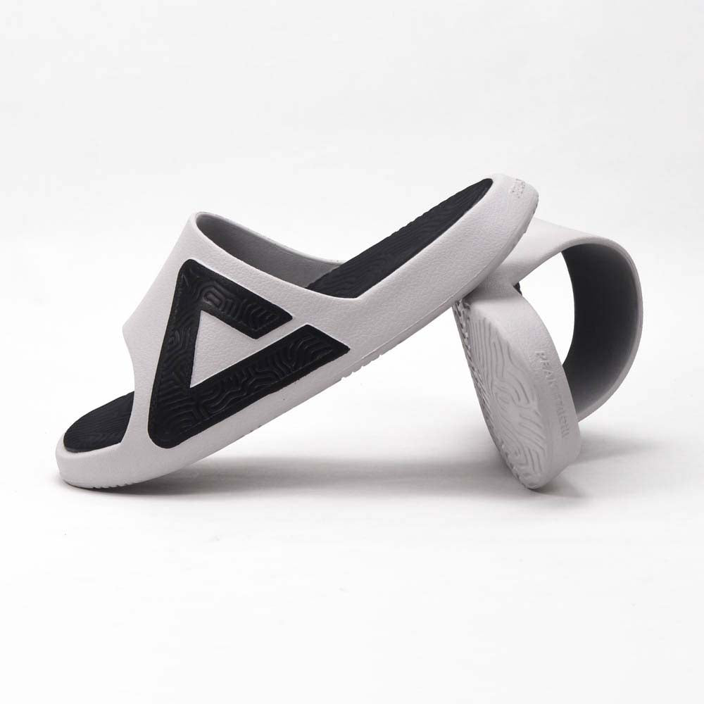 PEAK MEN TAICHI SLIPPERS LT GREY BLACK - ET59095L-Y210