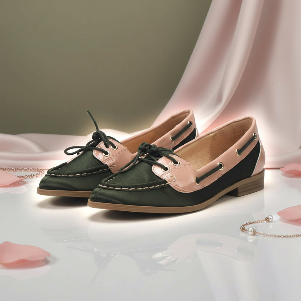 ANDRÉ MOCASSINS FEMME NONETTE VERT MILITAIRE - 52124982205