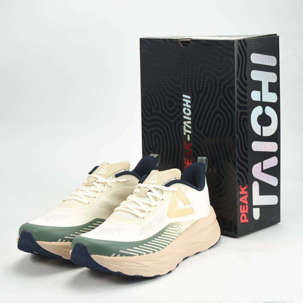 Peak Running Shoes White/Green - EXT52187H-Z483