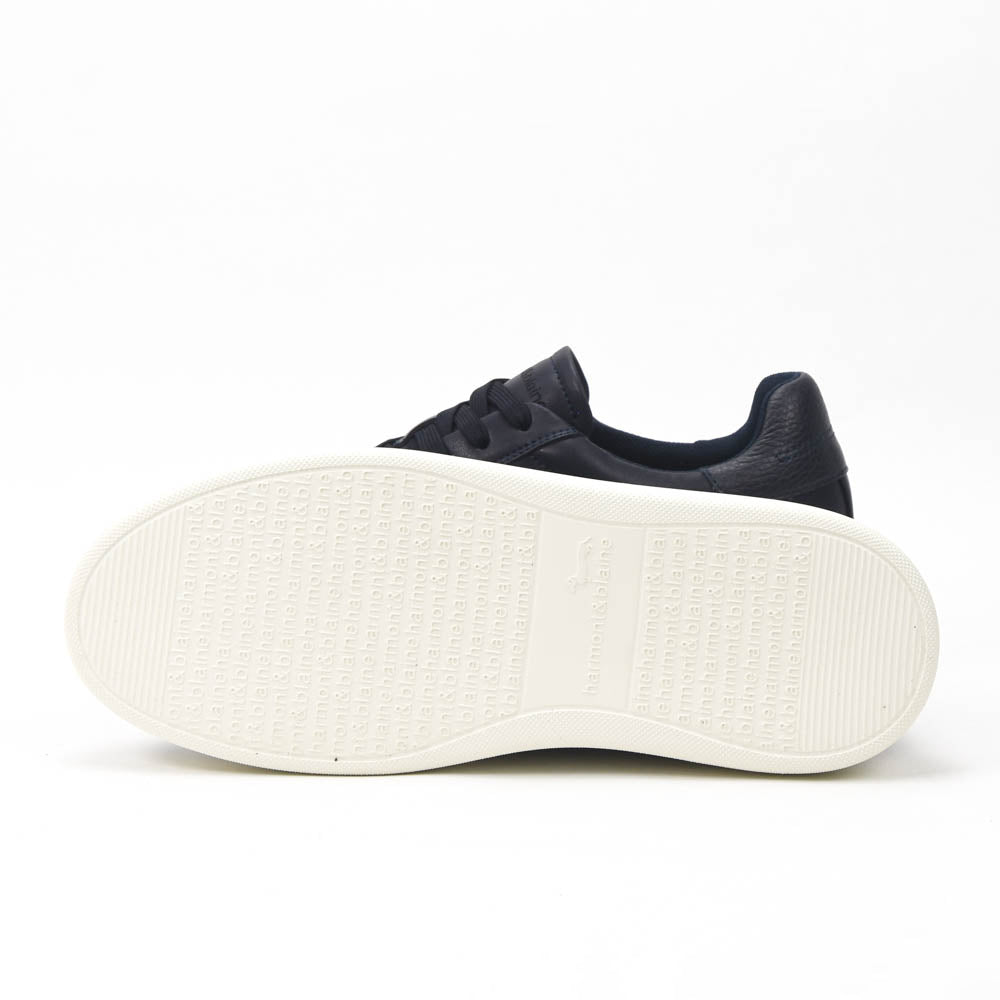 Harmont and Blaine Blue Sneakers Homme - EFM252-022-1B0-12