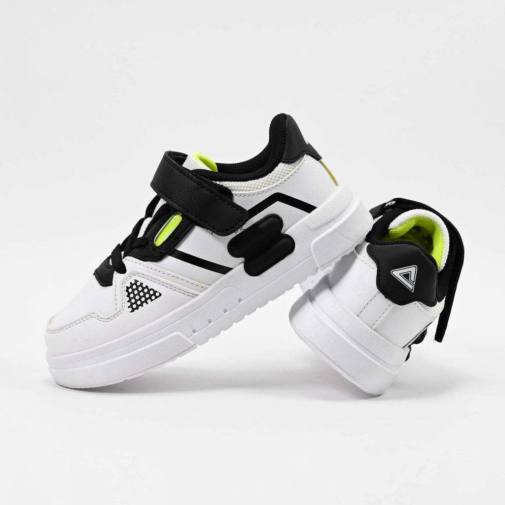Peak Kid\'s Culture Shoes White Black - EK41850B-1020