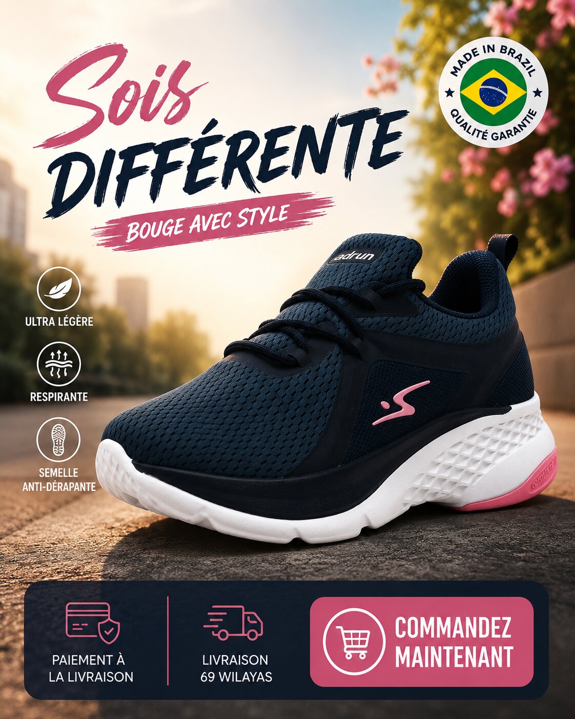 Adrun Baskets Femme - 9903F-1250