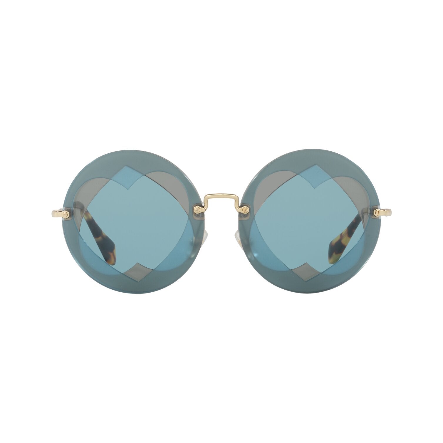 Miu Miu Round Sunglasses MU 01SS - MU 01SS VA06P2