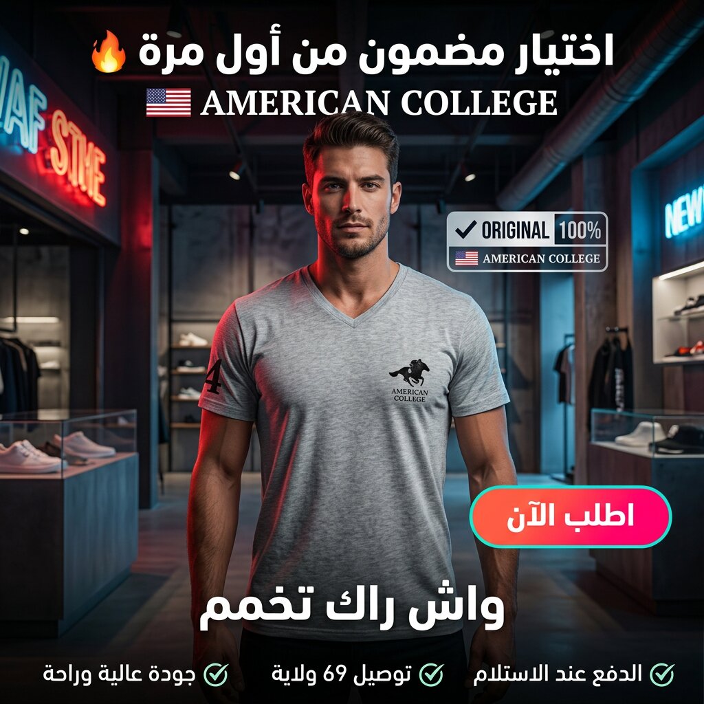 American College t-shirt pour Homme - TS2601040-GREY