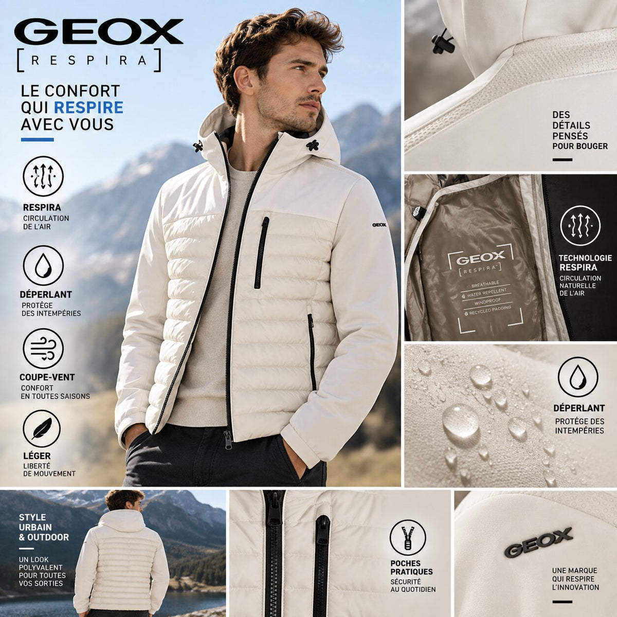 GEOX – Veste Homme - M4520KTC180-F1753