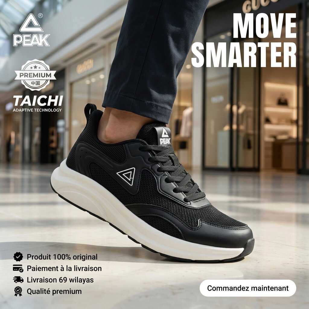 PEAK TaiChi Walking Shoes - EWT261767J-Z497
