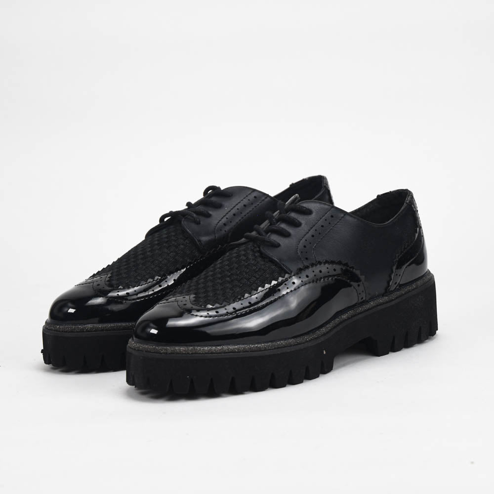 ANDRÉ DERBY FEMME COREANE CUIR NOIR - 52125174415