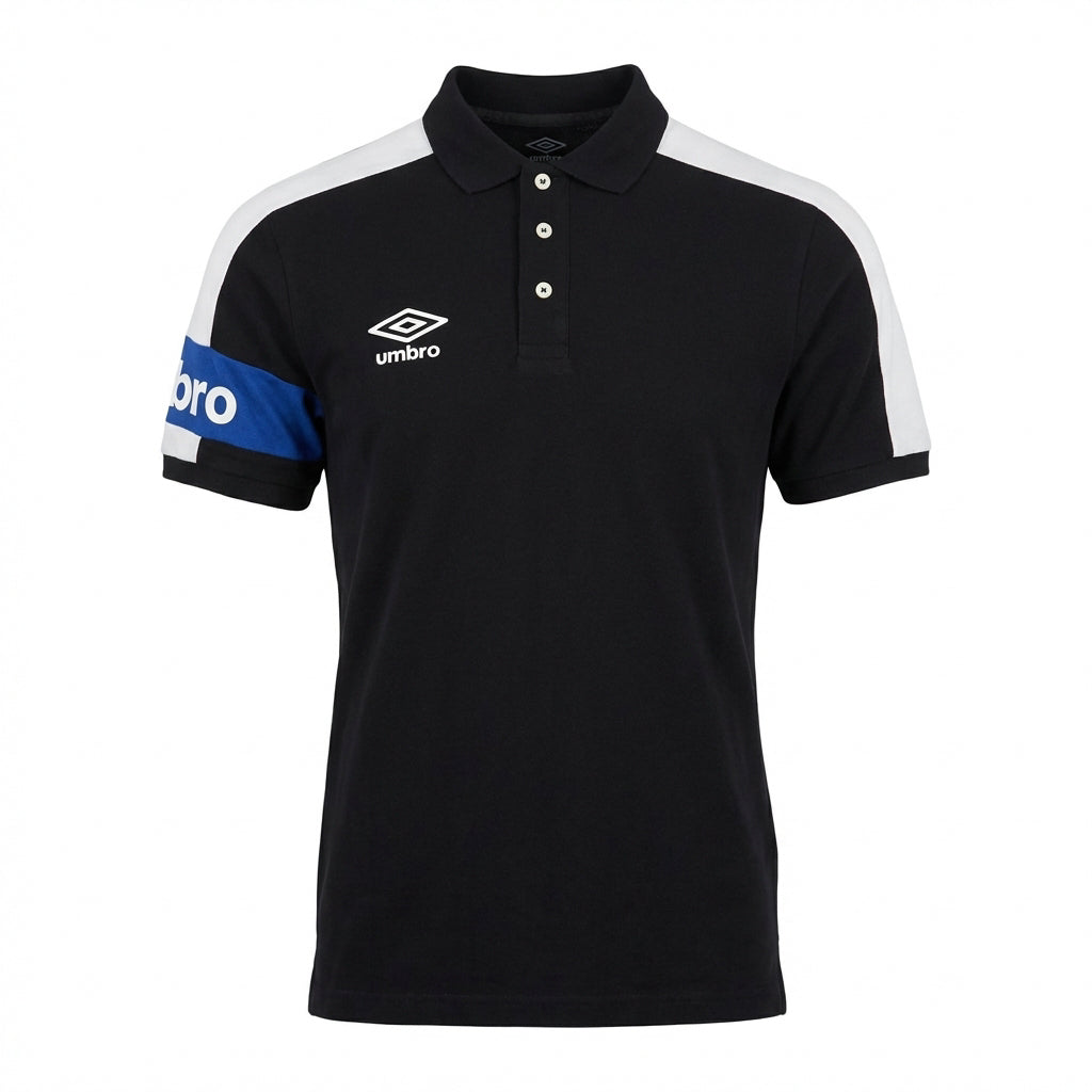 UMBRO POLOS ORIGINAL HOMME NOIR COTON - UAA241M014 -001