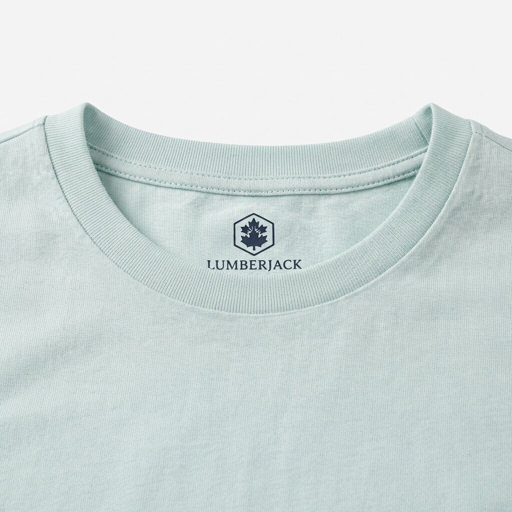 LUMBERJACK MEN TEE MINI LOGO BLUE - LBJ24005-LBL