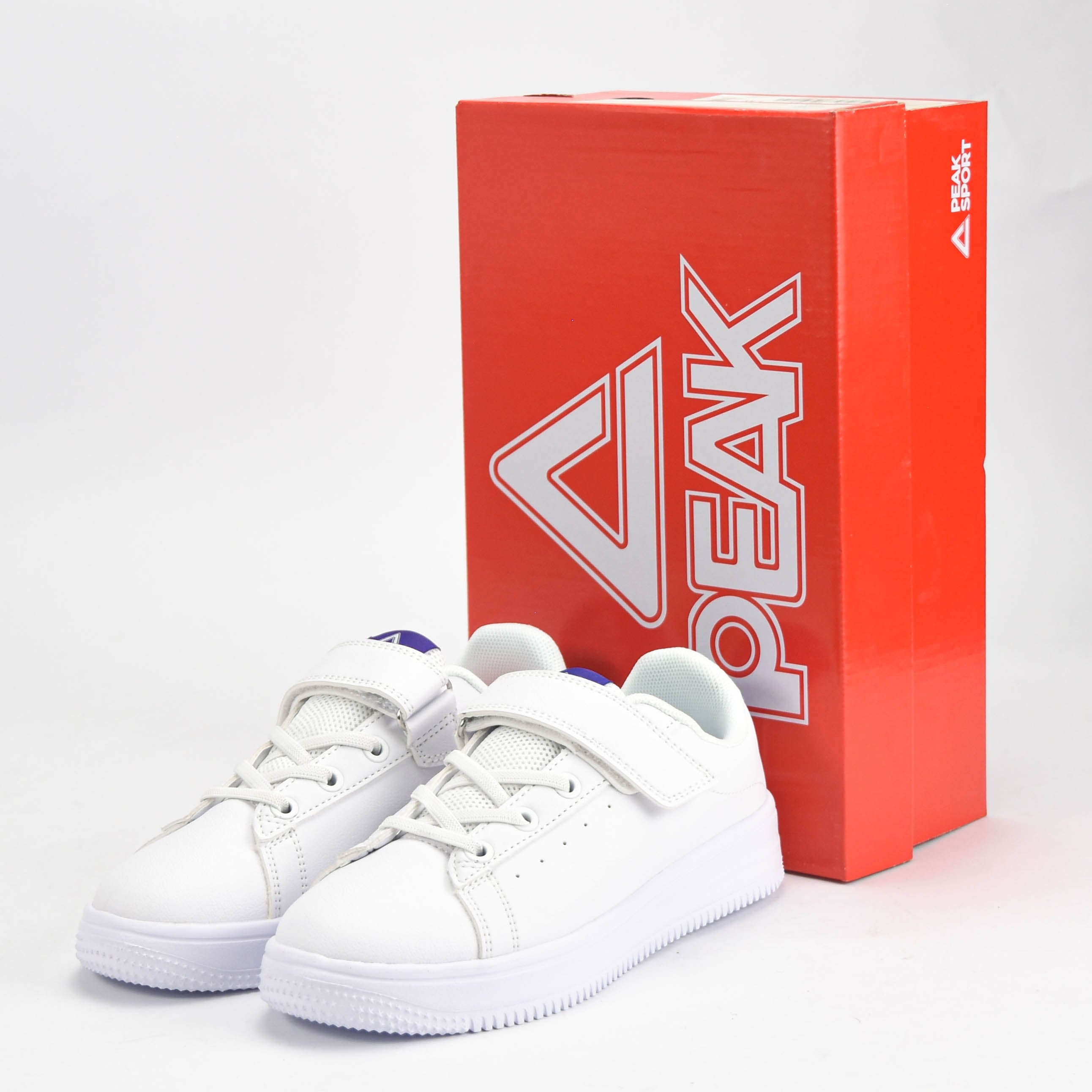 PEAK KIDS SHOES WHITE/PURPLE - EK3902B-1076