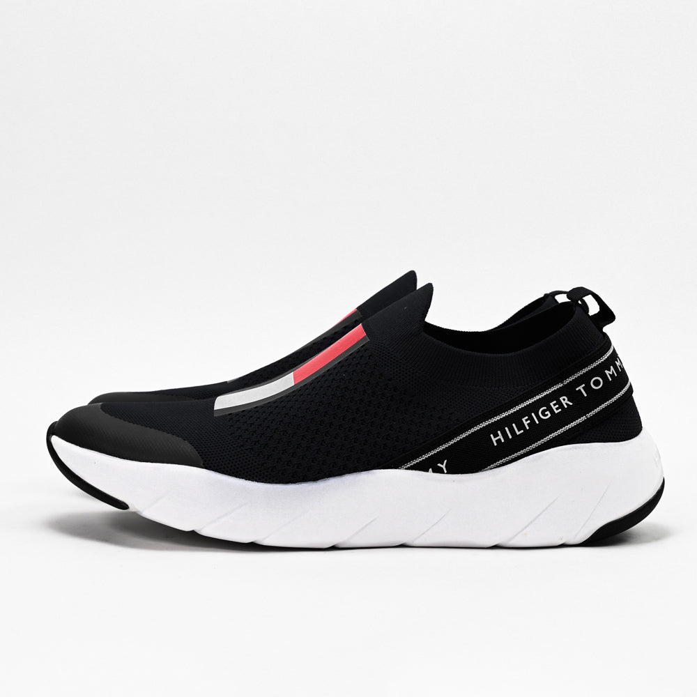 Tommy Hilfiger Low Cut Slip-On Sneakers - T3A4-30418-0702800-BLACK