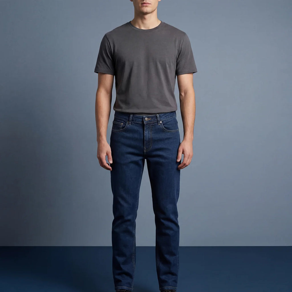 DEPART PANTALON JEAN SLIM HOMME BLEU - G20-000518-BLUE