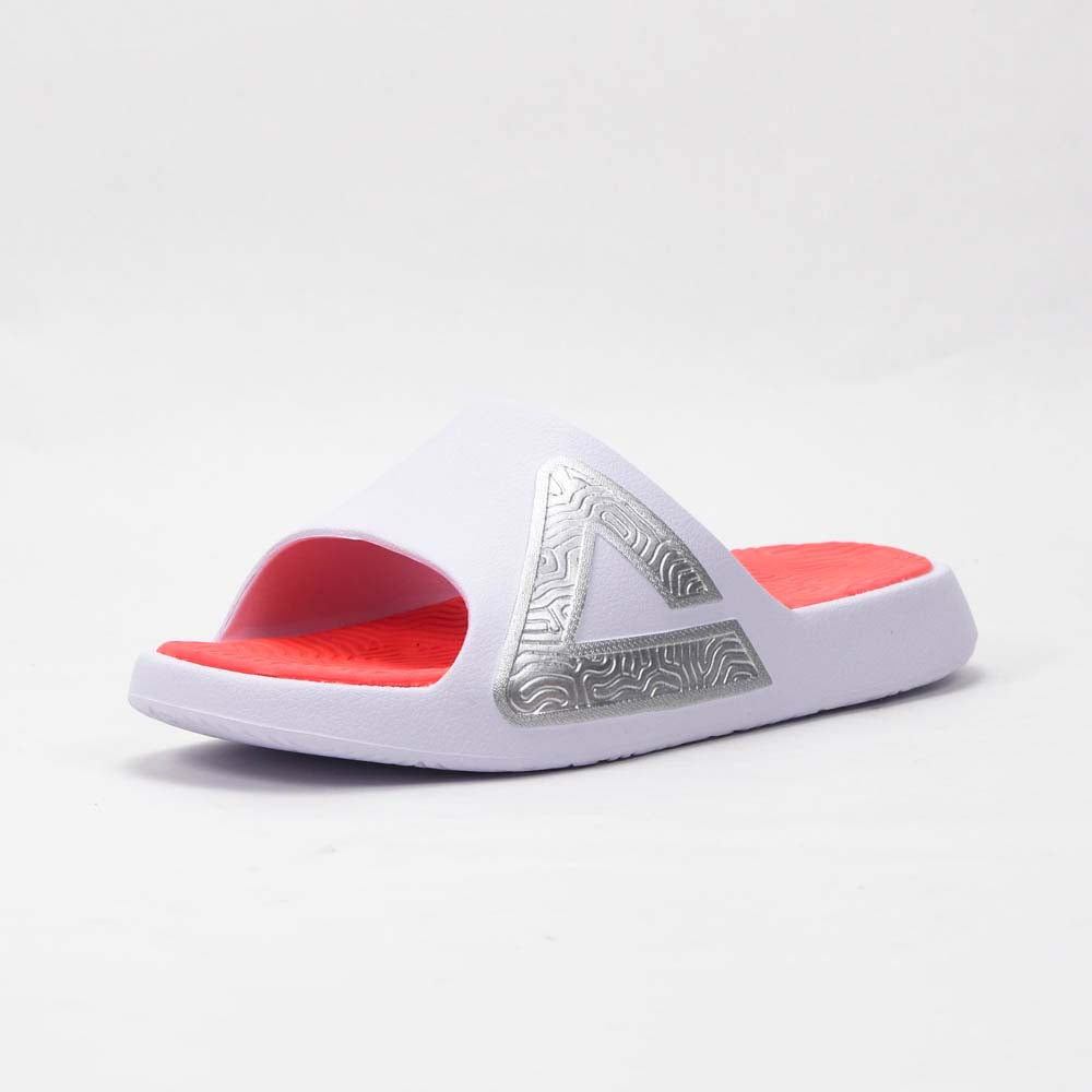 PEAK MEN TAICHI SLIPPERS WHITE RED - ET59095L-1060