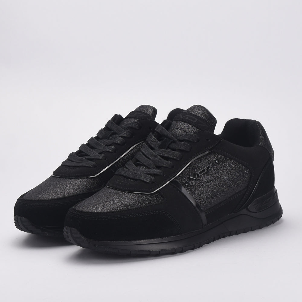 VO7 CHAUSSURE CASUAL MILAN GLITTER HOMME NOIR - CH-MIL-GLI