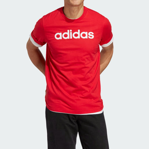 ADIDAS Essentials Single Jersey Linear Embroidered Logo Tee - IC9278