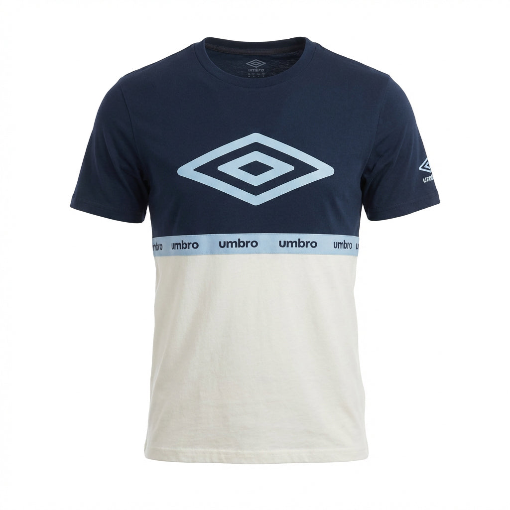 UMBRO T-SHIRTS ORIGINAL HOMME BLEU COTON - UAA241M004-002