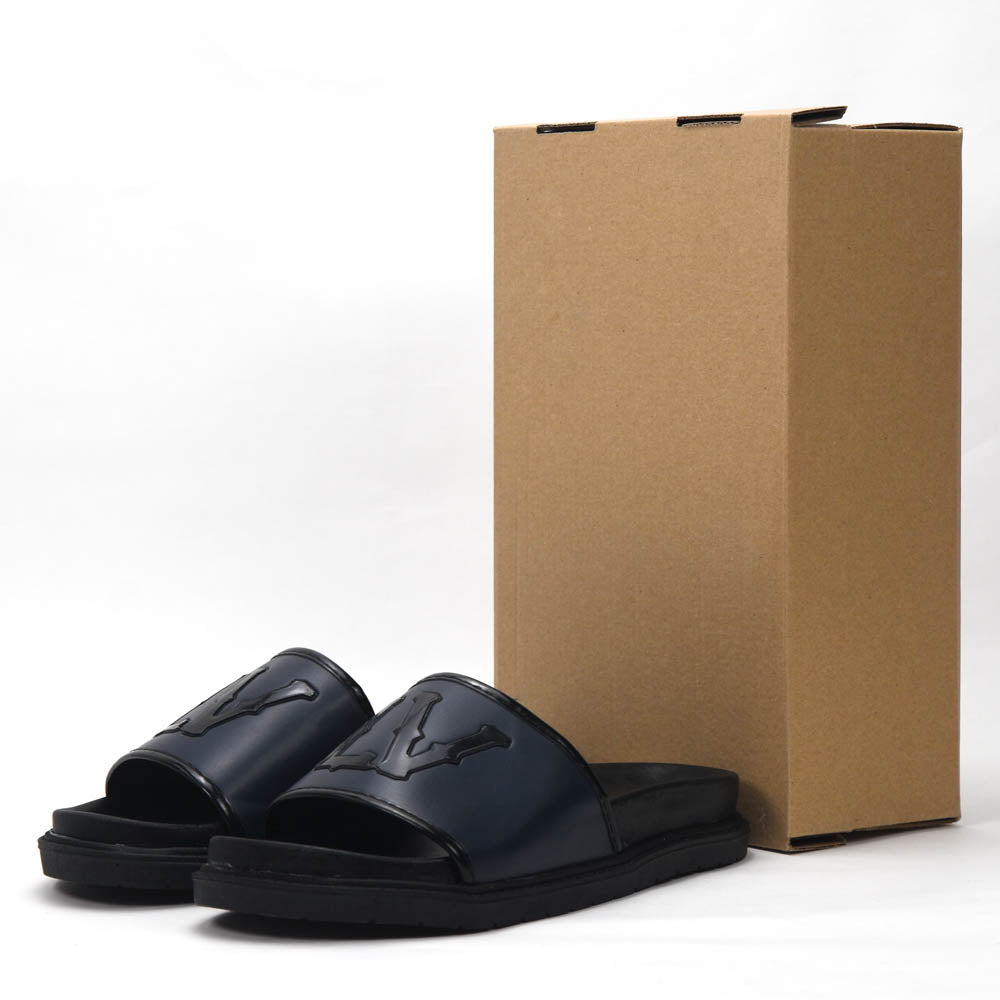 CLAQUETTES POUR HOMME - LV-02-BLEU