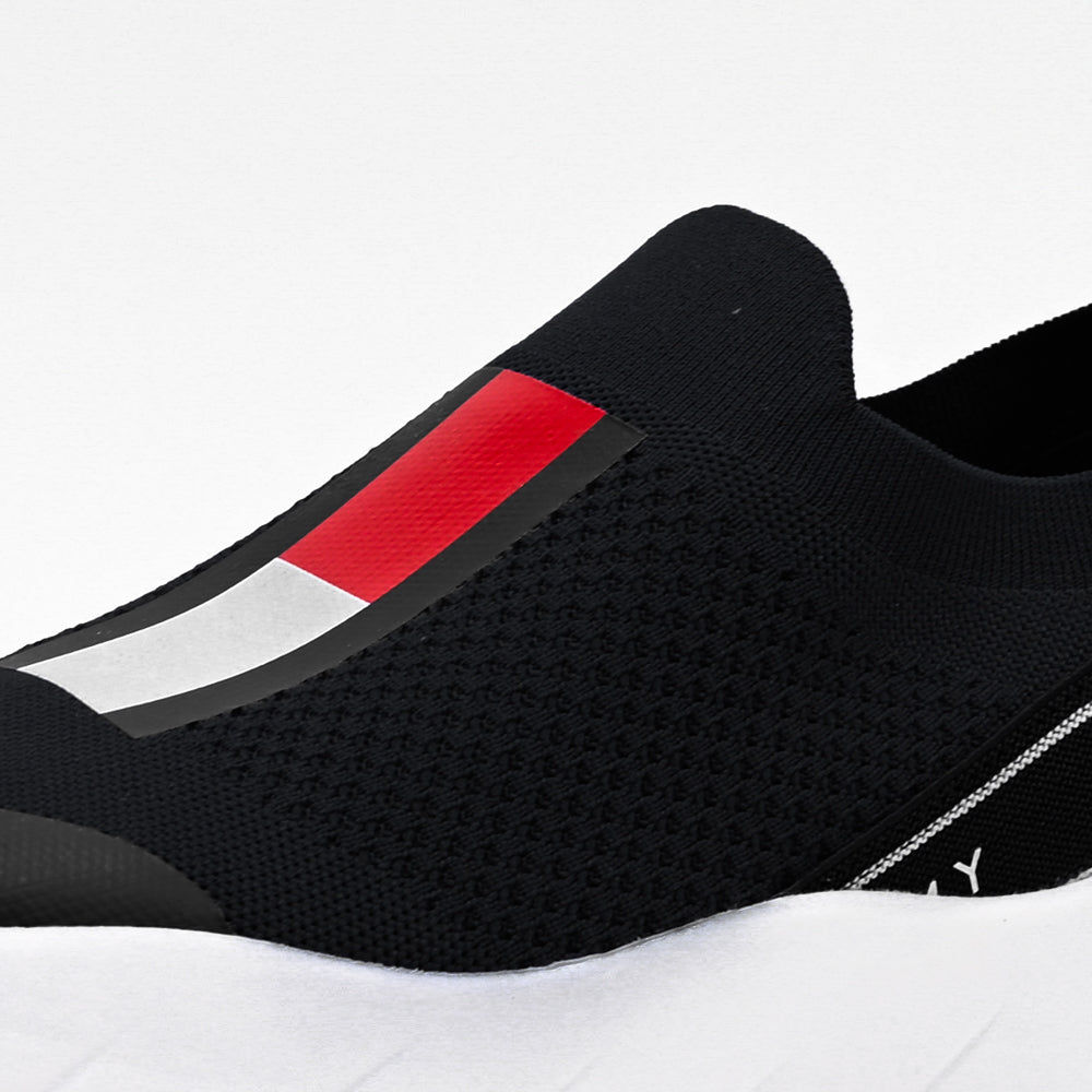 Tommy Hilfiger Low Cut Slip-On Sneakers - T3A4-30418-0702800-BLACK
