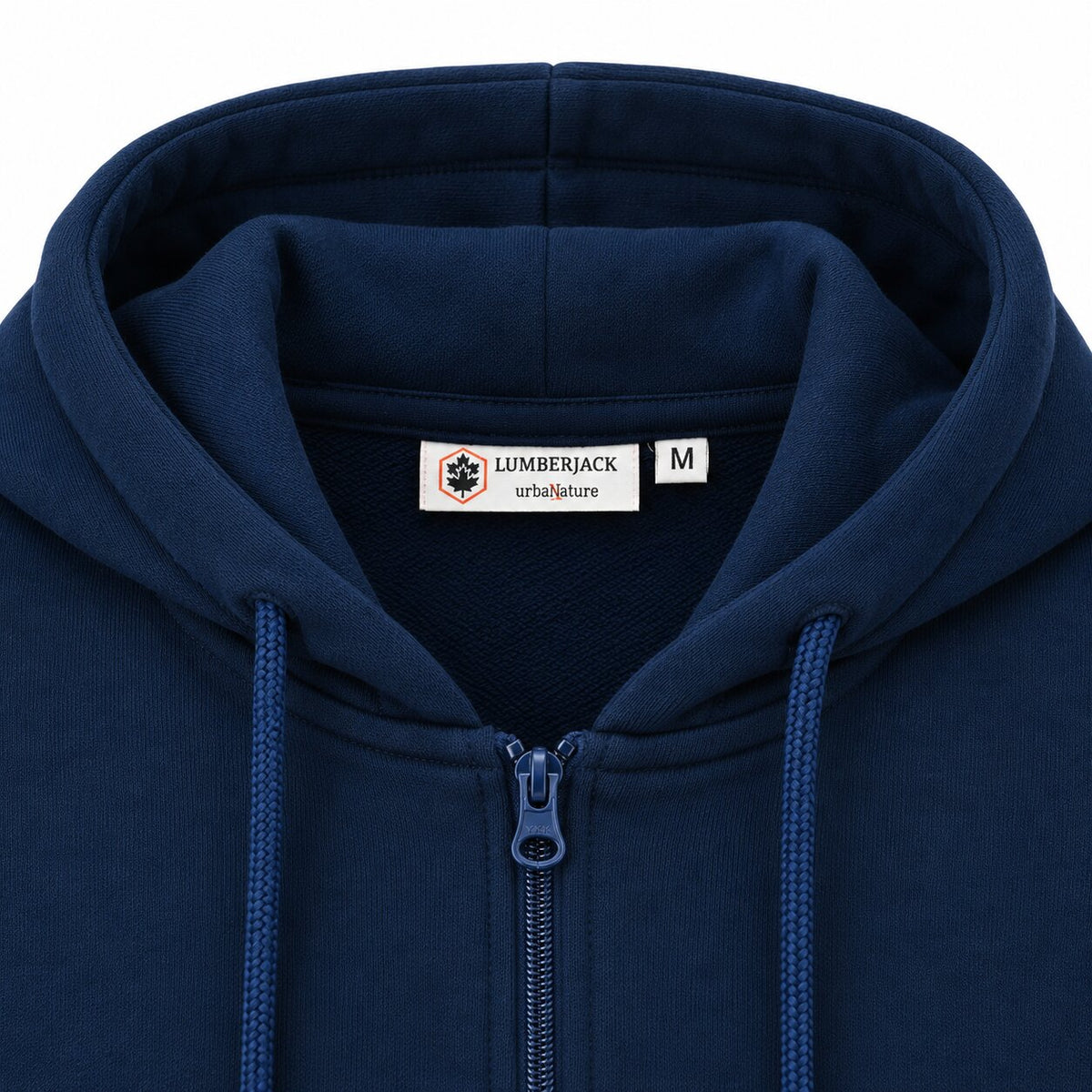 LUMBERJACK ZIP HOODIE - LBJ-00201-BLU