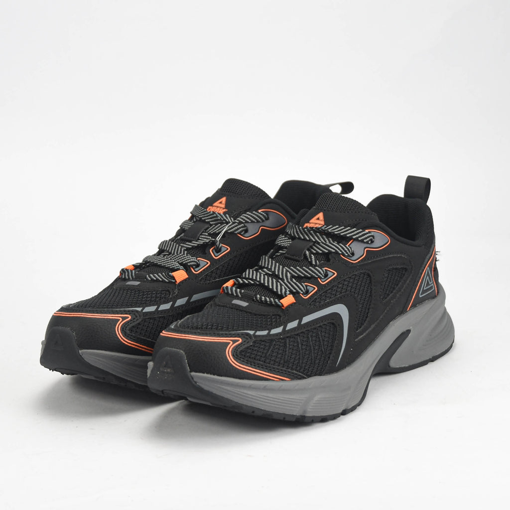 Peak Sports Shoes Black/Paloma Gray/Orange - E49137E-204R