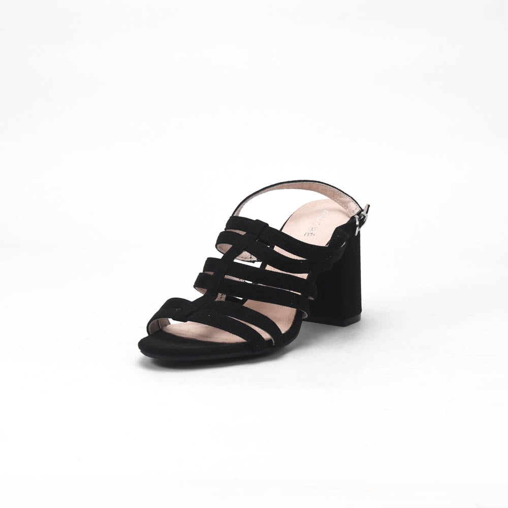 ANDRÉ SANDALES FEMME CAPUCINE DAIM NOIR - 52314188403