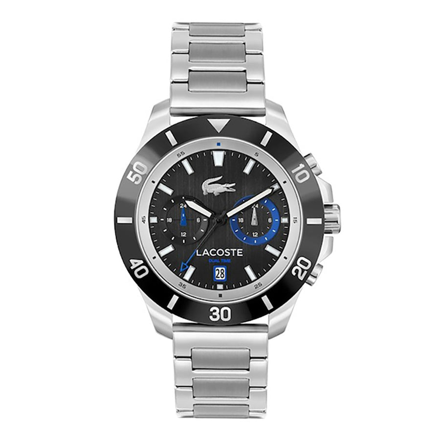 MONTRE Lacoste Stainless Steel Black Dial Multi-function Men\'s Watch - 2011342