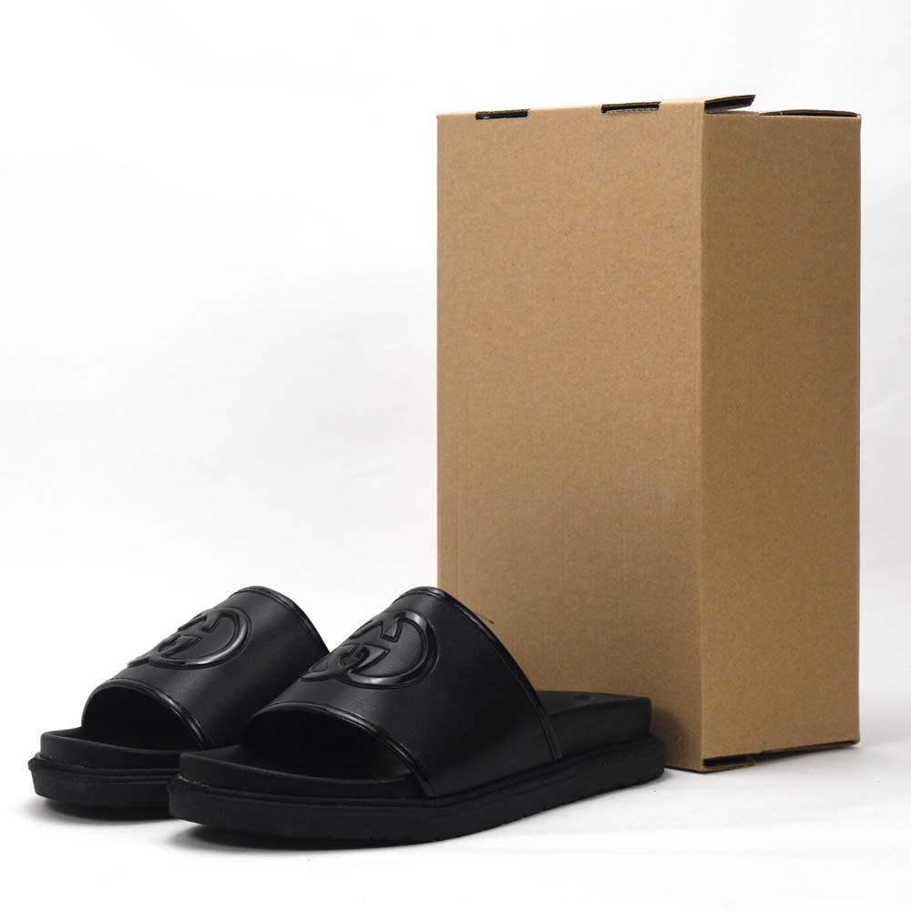 CLAQUETTES POUR HOMME - G-01-NOIR