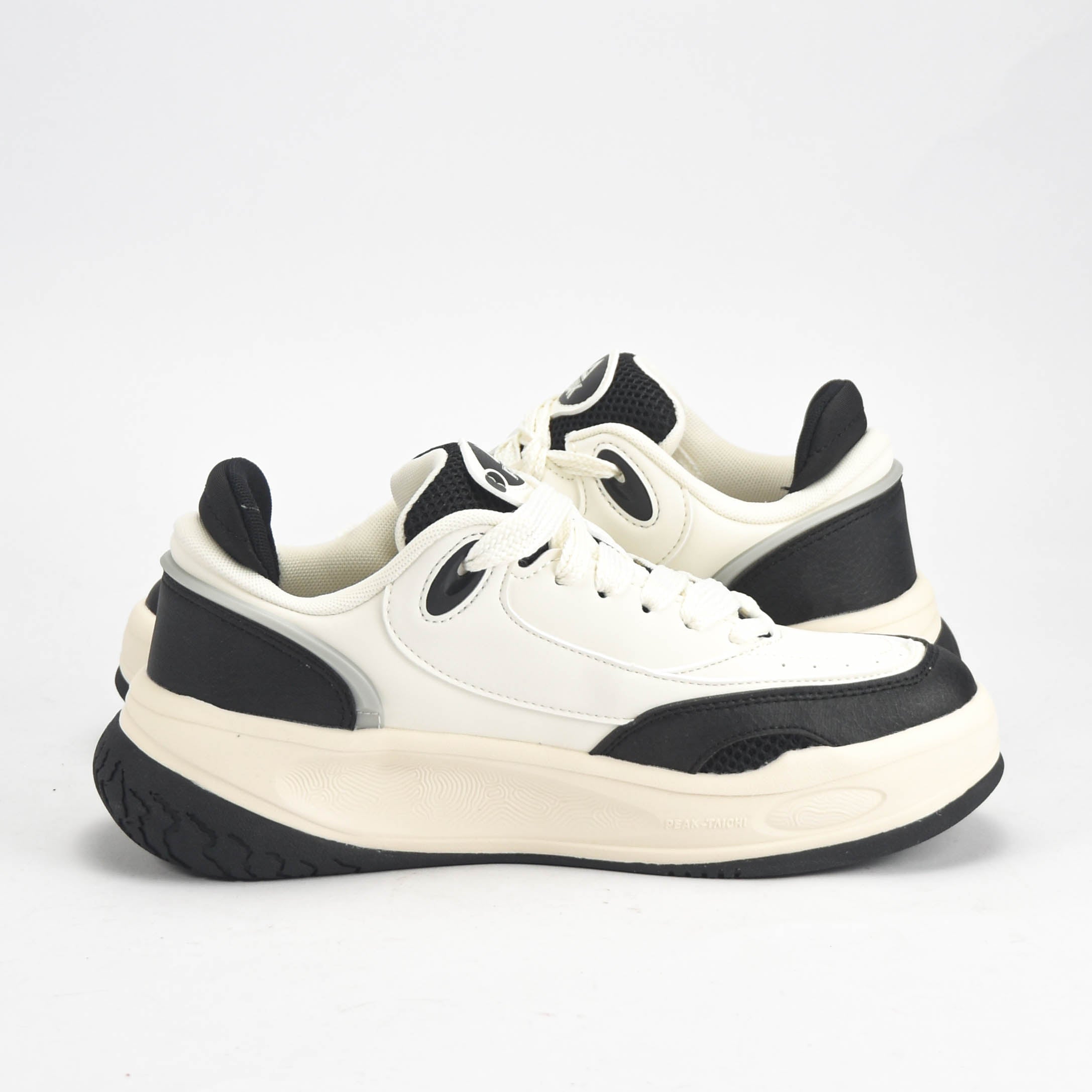 Peak Taichi Casual Shoes Canvas White/Black - DB530128-Z487