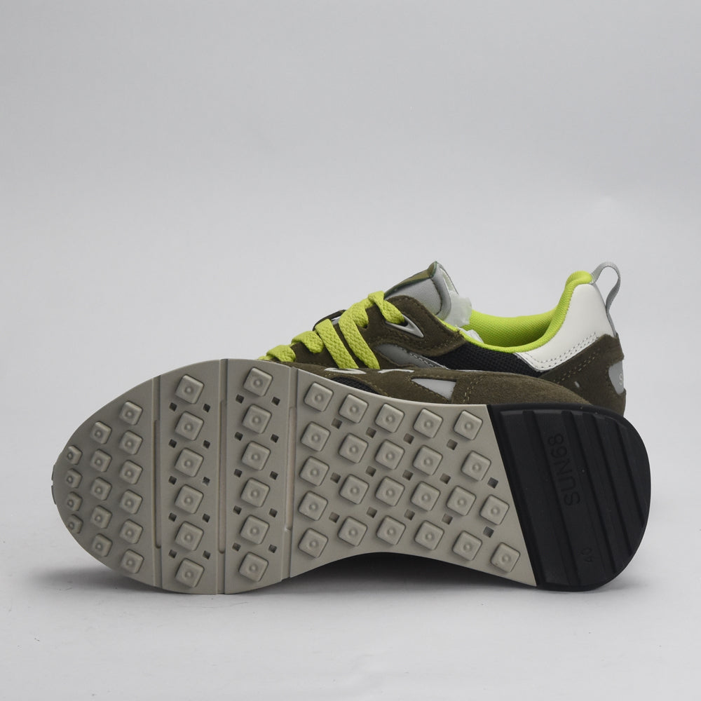 BASKET SUN68-JAKI-OUTDOOR-19-MILITAIRE - Z35115-19