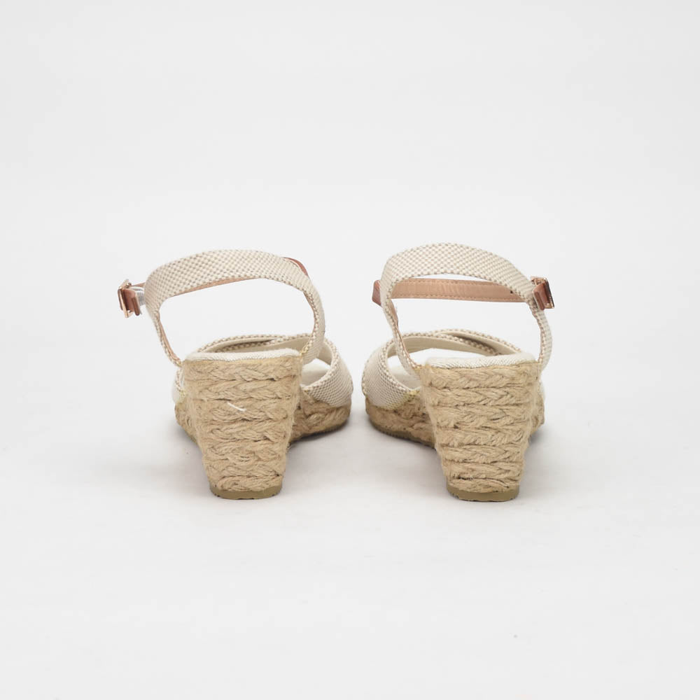 ANDRÉ SANDALES FEMME PAULETTA TEXTILE BEIGE - 52314688600