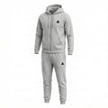 PEAK KNITTED TRACKSUIT LT.GREY - FW94067-0024