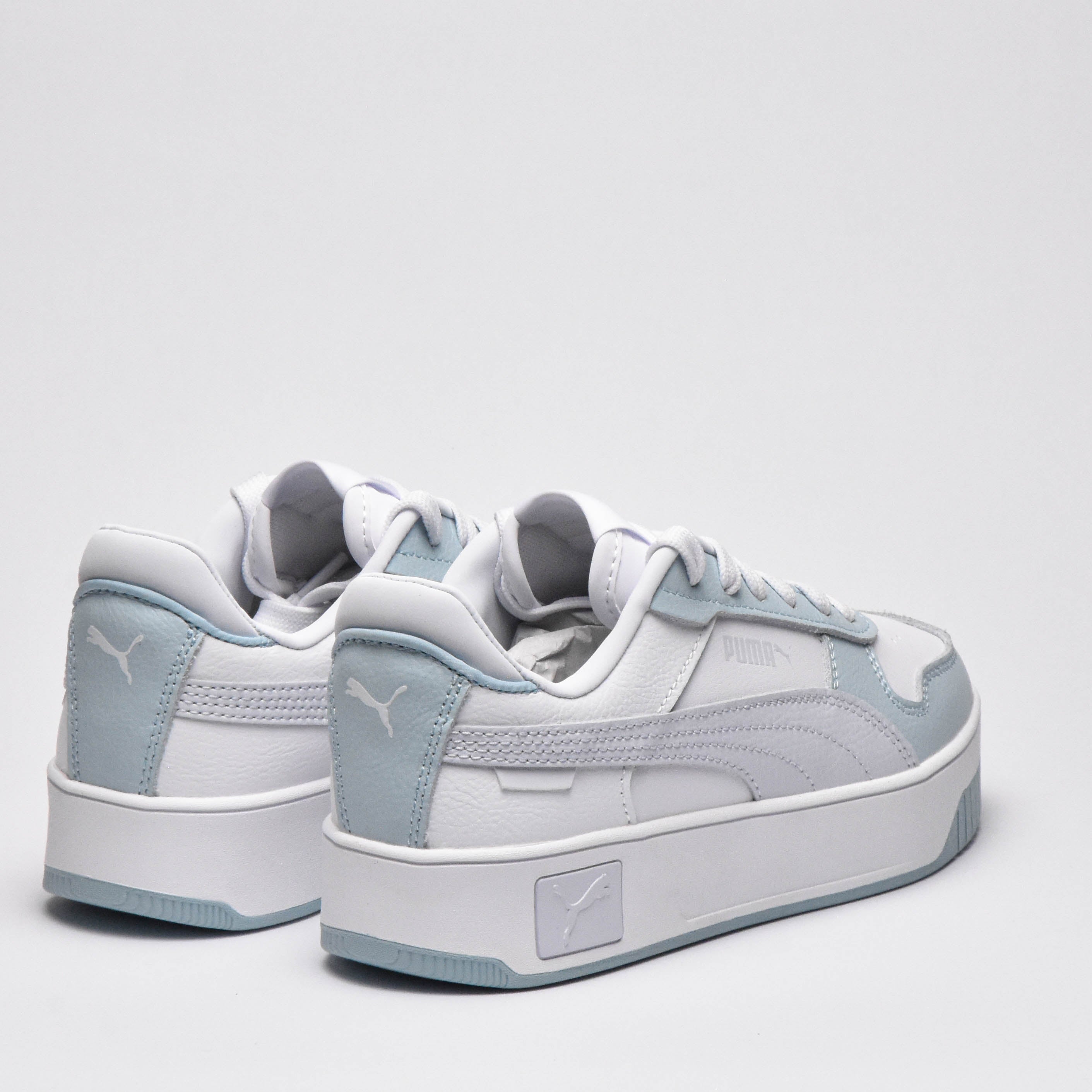PUMA CARINA STREET JR WHITE SILVER MIST - 393846-07