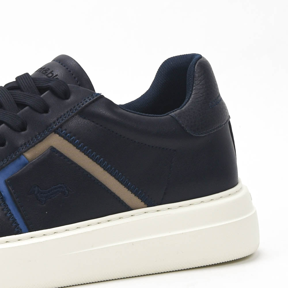 Harmont and Blaine Blue Sneakers Homme - EFM252-022-1B0-12