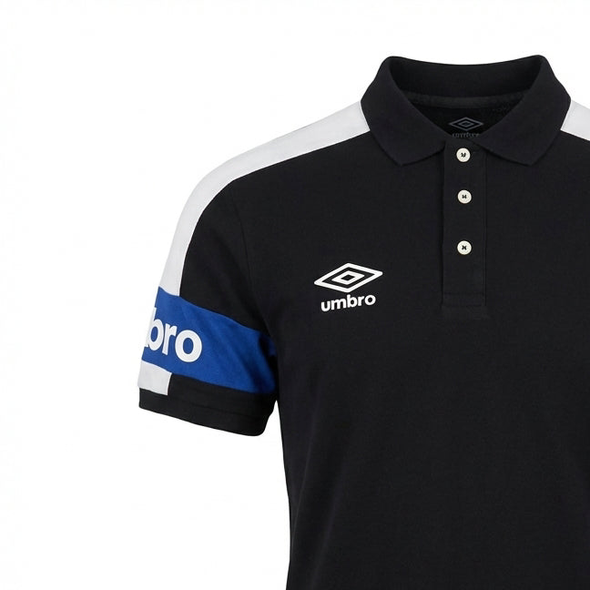 UMBRO POLOS ORIGINAL HOMME NOIR COTON - UAA241M014 -001