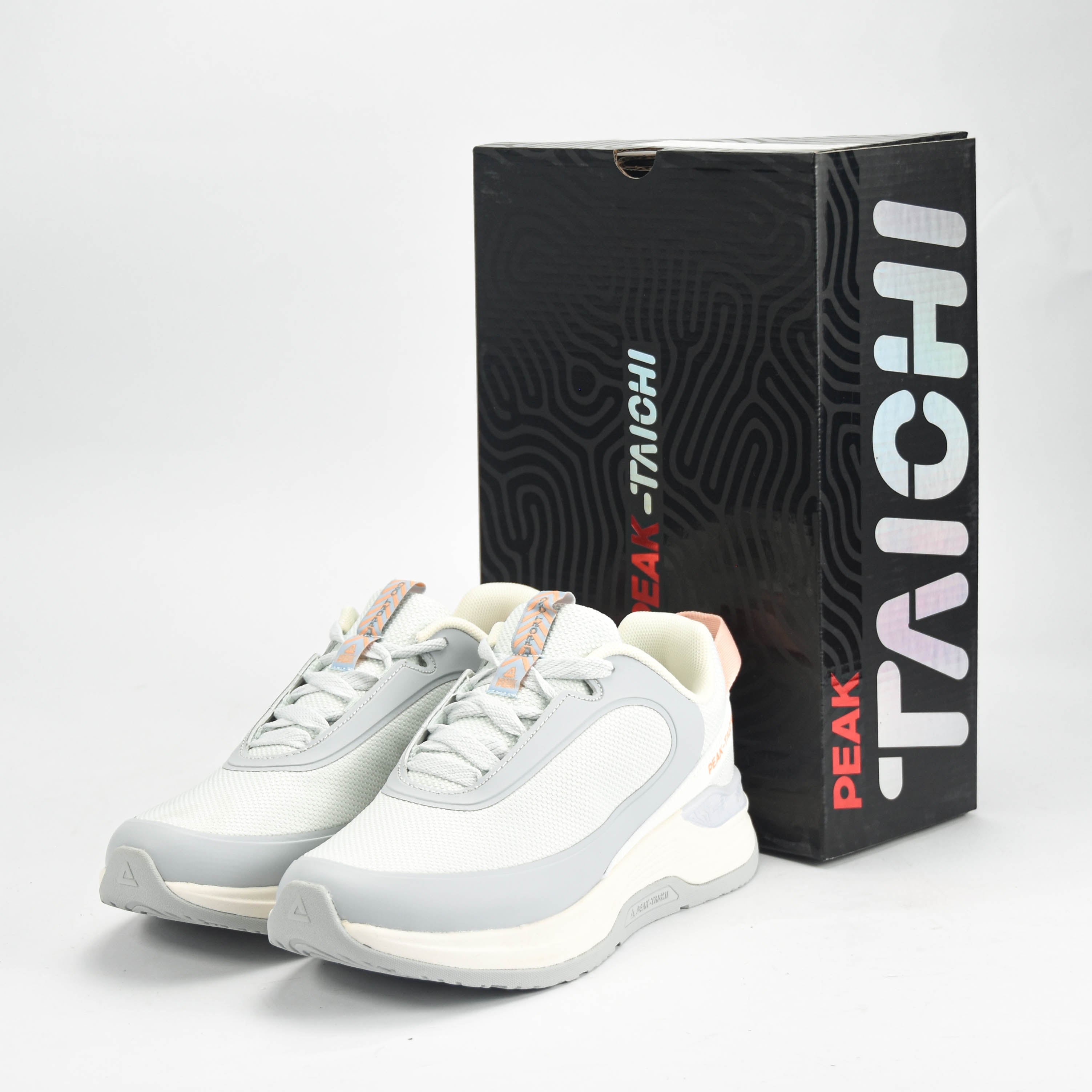 Peak Taichi Walking Shoes Light Geayish Blue - EWT54698J-E081