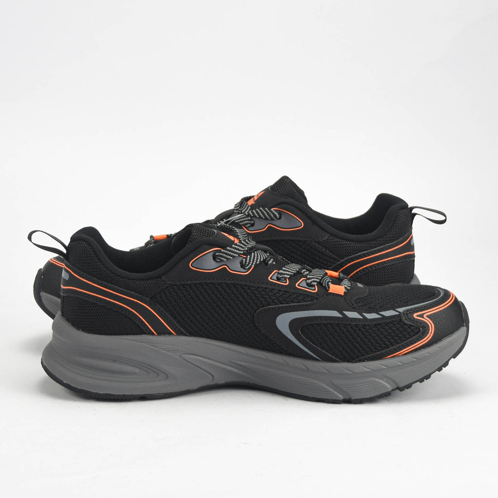 Peak Sports Shoes Black/Paloma Gray/Orange - E49137E-204R