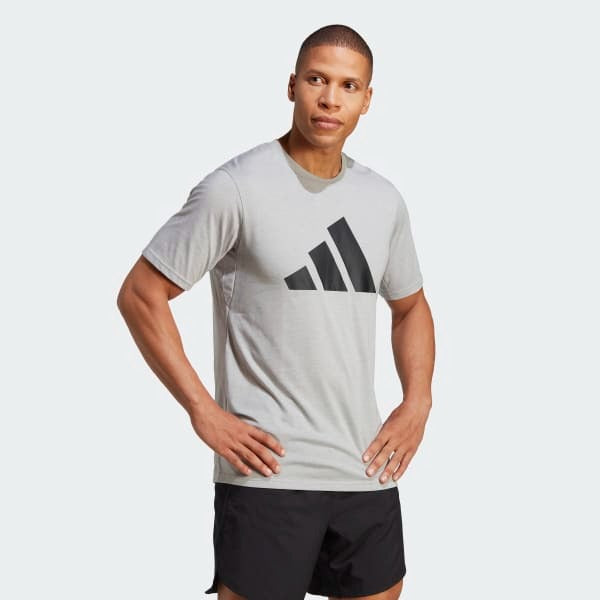 ADIDAS TRAIN ESSENTIALS FEELREADY LOGO TRAINING TEE - IB8276