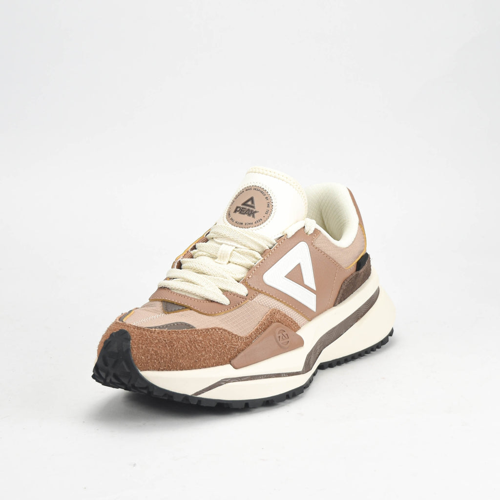 Peak Taichi Retro Casual Shoes Toffee Brown/Dark Coffee - ET34387E-00R2
