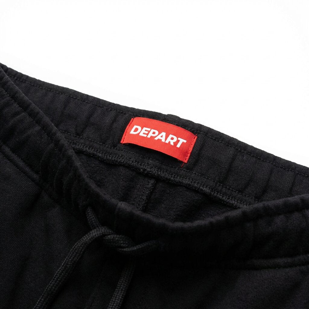 DEPART JOGGING CARGO SLIM HOMME NOIR - G23-003077-BLACK