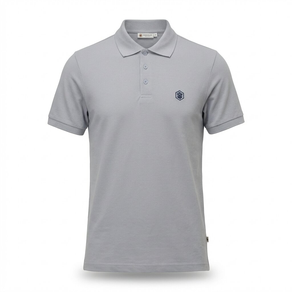 LUMBERJACK MEN POLO ESSENTIALS MINI LOGO GREY - LBJ69009-GRY